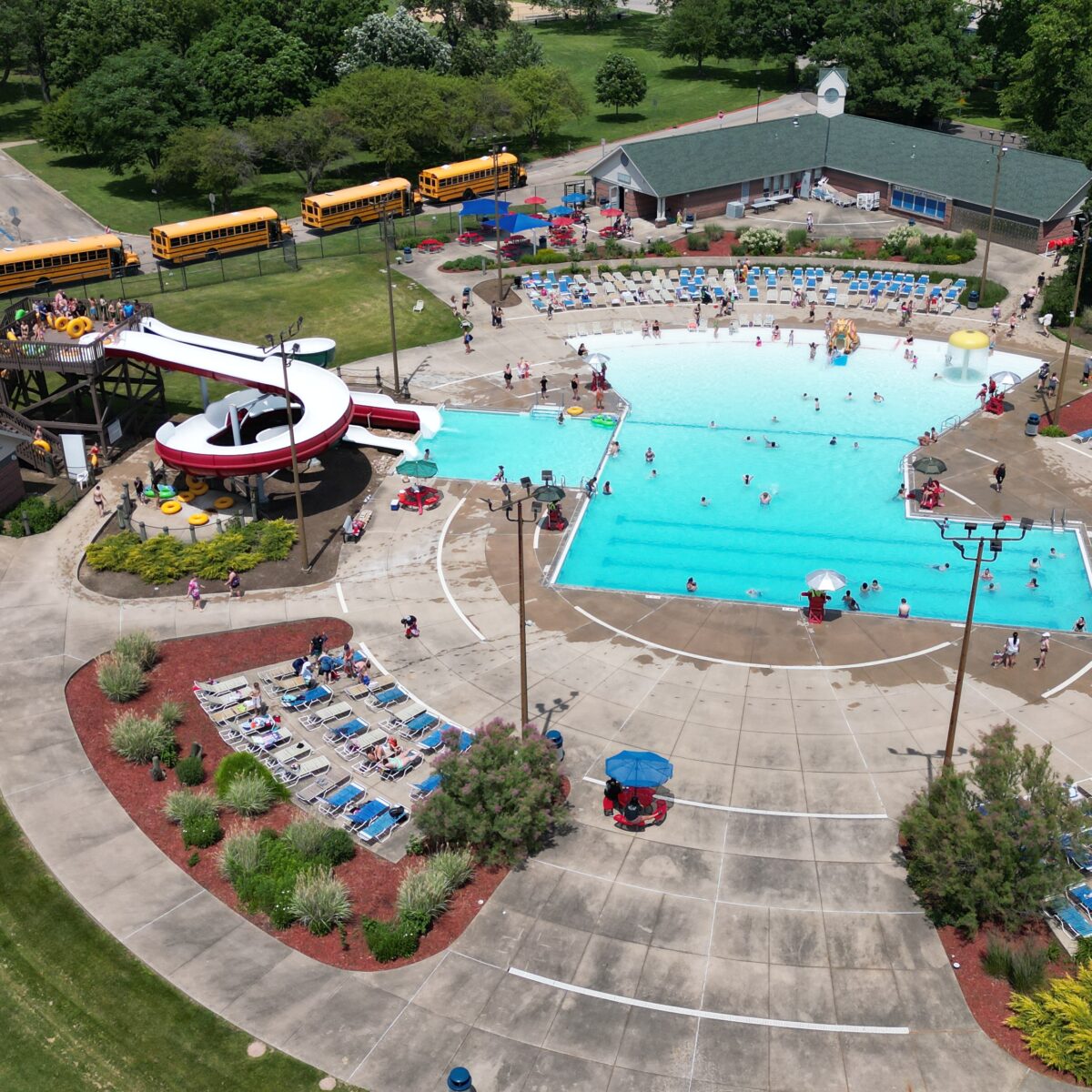 Aerial View of DragonLand Water Park